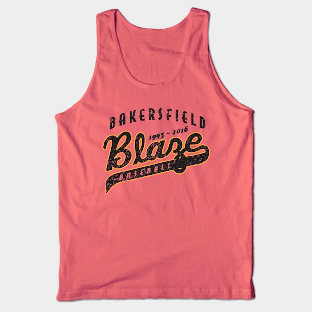 Bakersfield Blaze Tank Top by MindsparkCreative